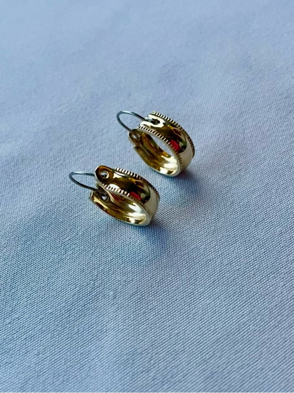 Gold-Tone Huggie Earrings